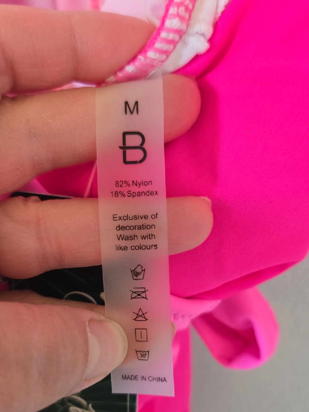 Blooming Jelly | NWT Bright Pink Tummy Control One Piece Swimsuit Size Medium - Picture 10 of 10